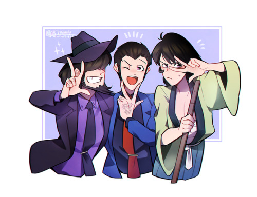 aulauly:Lupin III thingsHere’s all my work in last week!!And...