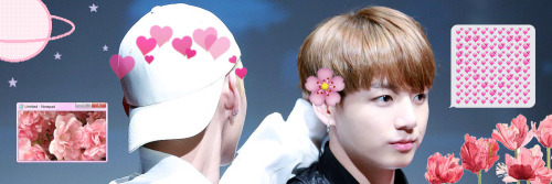 army-stuff:JUNGKOOK + VKOOK (KAWAII) HEADERS╰☆╮ like if u save...