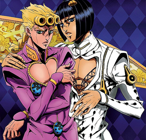 porunareff:Giorno and Bruno featured in Animage (November 2018...