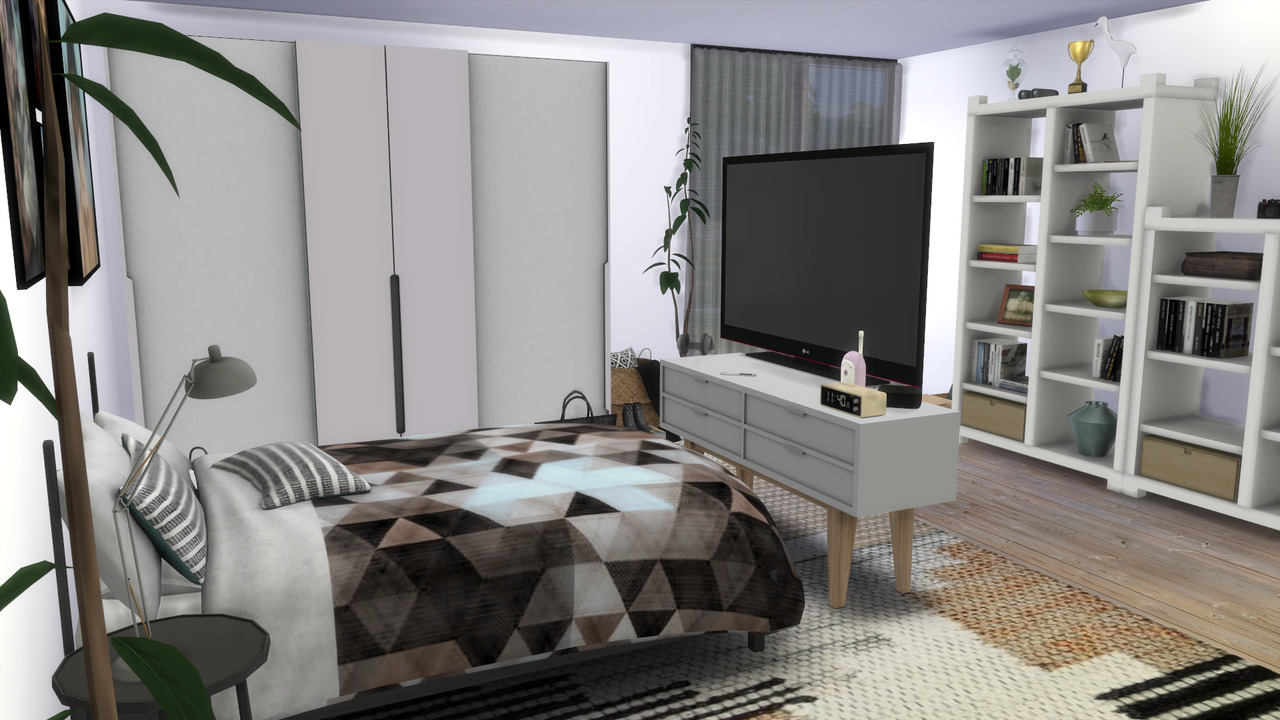 MODELSIMS4. • The Sims 4 MASTER BEDROOM Townhouse