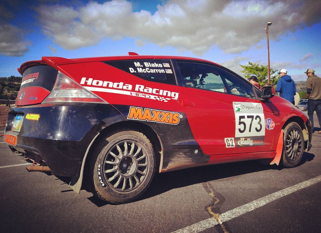 CULTURE — The Honda Racing CRZ rally car.