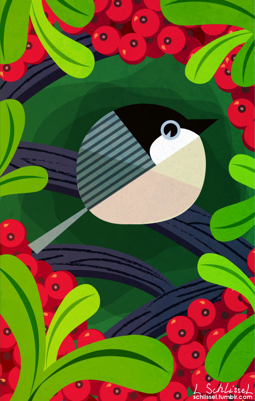 Chickadee by Schlissel — Immediately post your art to a topic and get feedback. Join our new community, EatSleepDraw Studio, today!