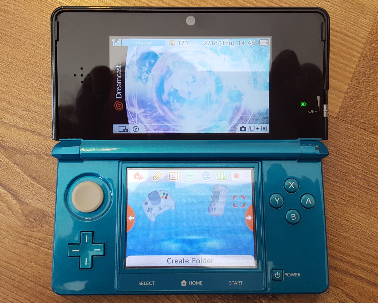 The Dreamcast 3DS theme is here ⊟ Localized to... - Tiny Cartridge 3DS