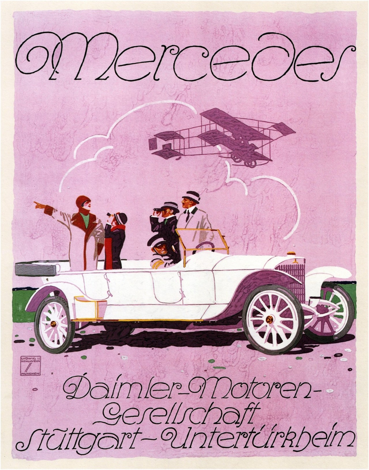 1914 Mercedes, Daimler-Motoren-Gesellschaft, Stuttgart-Untertürkheim