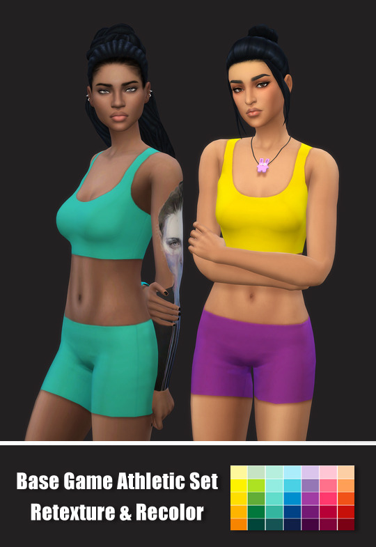 matching sports bra and shorts set