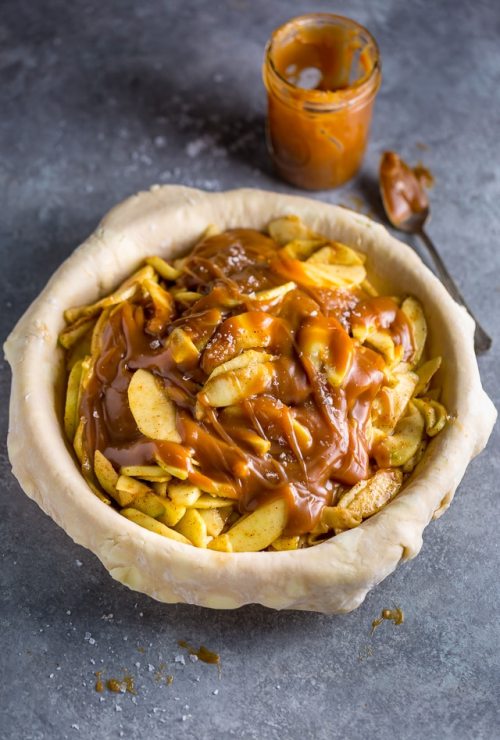 sweetoothgirl:Salted Caramel Apple Pie