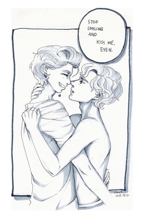 flabbergastedboatwoman:Isak just wants his morning kiss. But...