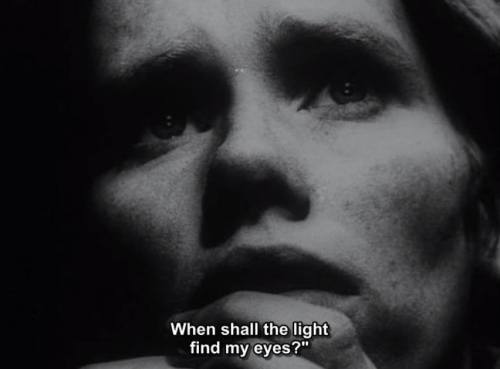 uconstruction:Liv Ullmann in Hour of the Wolf • Directed by...