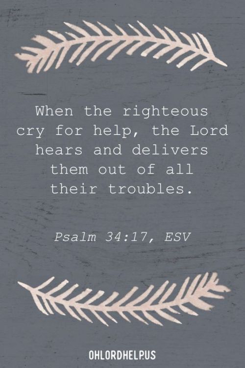 Psalm 34:17