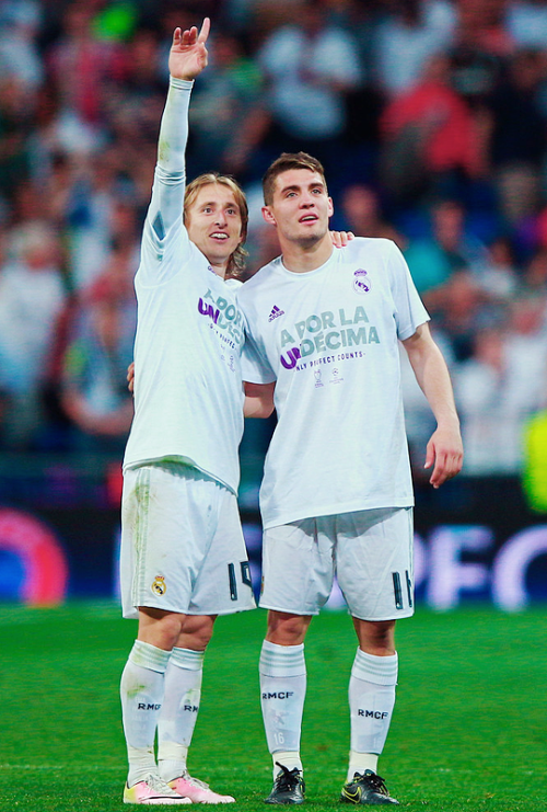 Luka Modric Modric mateo kovacic kovacic halamadrid champions league cl uefa champions league semi final