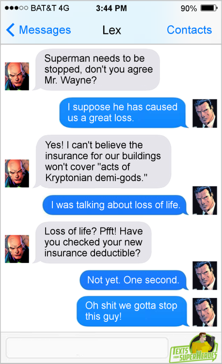 textsfromsuperheroes:Texts From SuperheroesFacebook | Twitter...