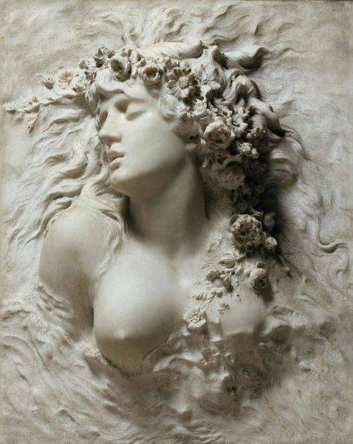 art–stars:Sarah Bernhardt - Ophelia (1880)