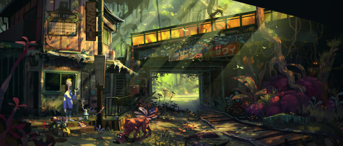 arthus pilorget concept art visual development post apocalyptic coffetime
