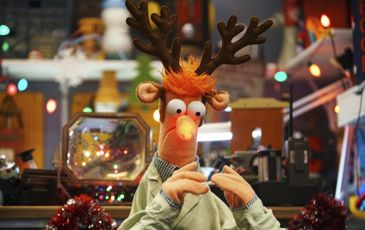 Image result for christmas beaker muppet