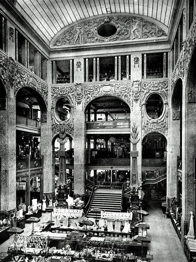 bunte welt — danismm: Department store ‘Wertheim’. Berlin 1907....