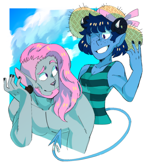 ghost-wants-murder:a caduceus and jester i sorta never...