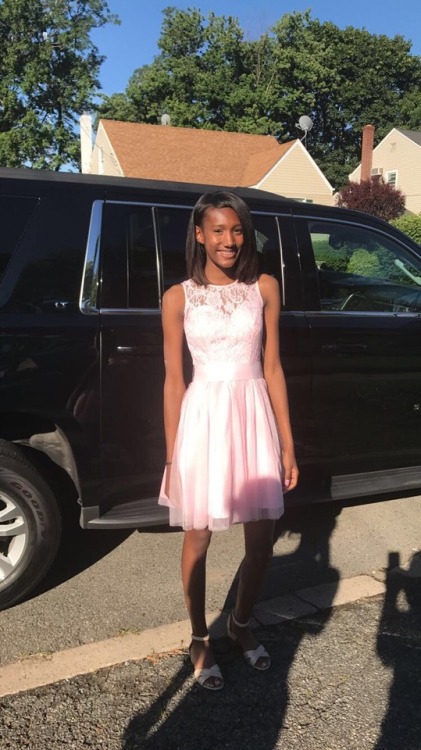 Lil sis’s 8th grade cotillion I loooooveeeee this look on...