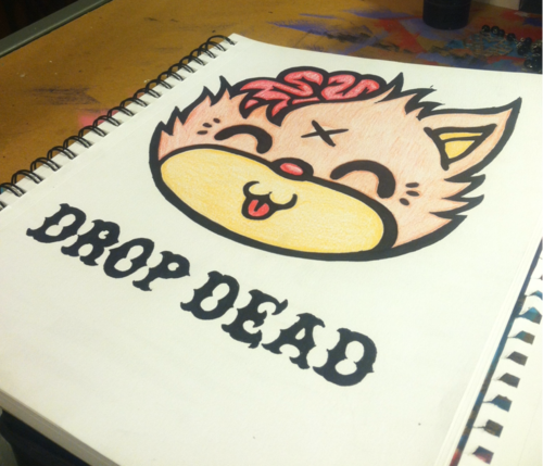 drop dead logo on Tumblr