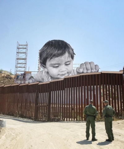 Work In Progress On The Mexican Side Of The Us Mexico Border From The Artist Jr Work In Progress On The Mexican Side Of The Us Mexico Border From The Artist Jr