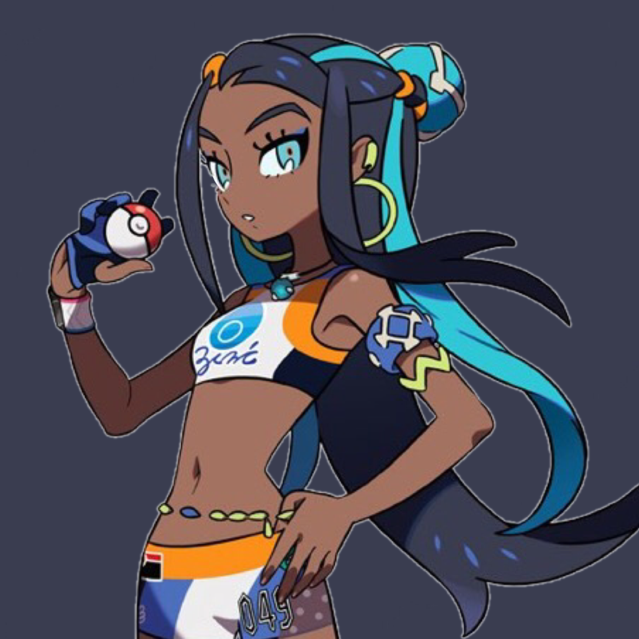 icons and headers — trainer nessa from pokémon sword and shield icon...