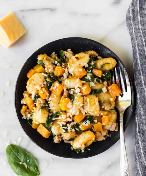 foodffs:One Pan Italian Sausage Butternut Squash GnocchiFollow...