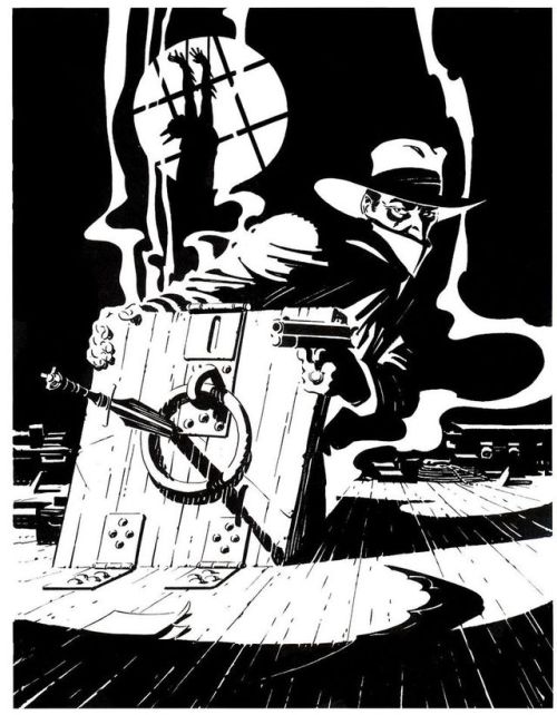 theshadowstrikes:The Shadow by Jim Steranko