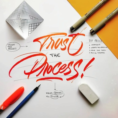 thedailytype:Trust the process ✨ .From a beautiful work by...