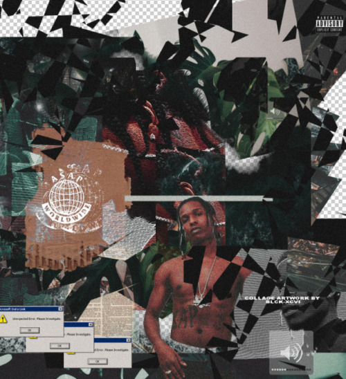 blckxcvi:ASAP Rocky collage by...