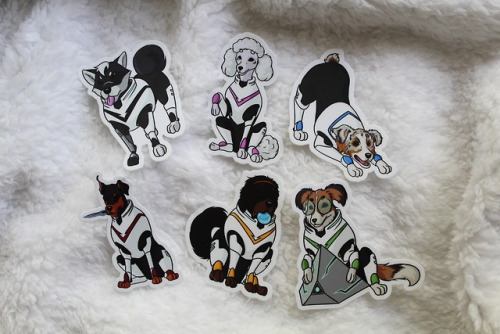 lyssartandstars:FORM PUPTRON!Puptron stickers are now on sale...