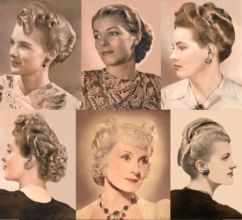 Hair Itage 19th Century Women S Hairstyles 1940 1949 S The