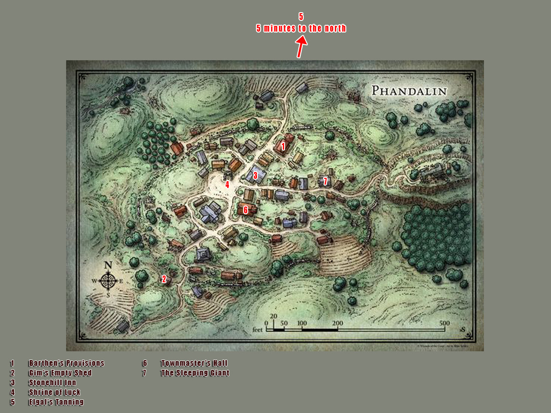 Dnd 5E Phandalin Map