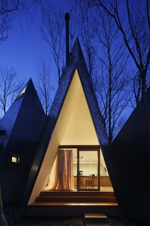 utwo:Tepee-shaped House in Japan© nakam.info