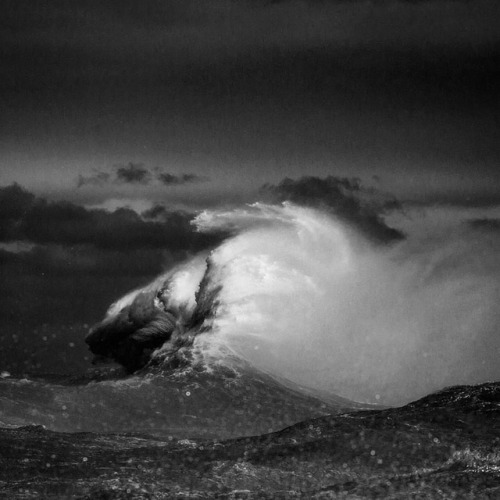 dltnart:Throwing #surf #bw #waves