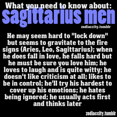 Traits sagittarius man Sagittarius Man