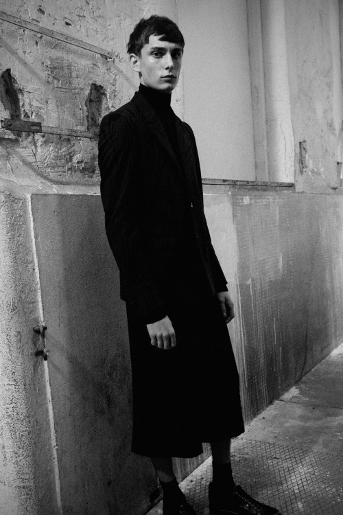 strangeforeignbeauty:“ Kyle Mobus | Backstage at Damir Doma Fall/Winter ...