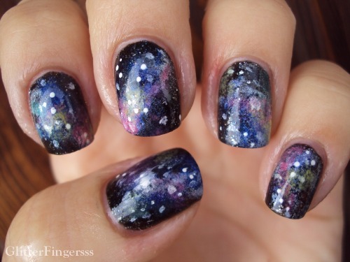 galaxy nail art tumblr