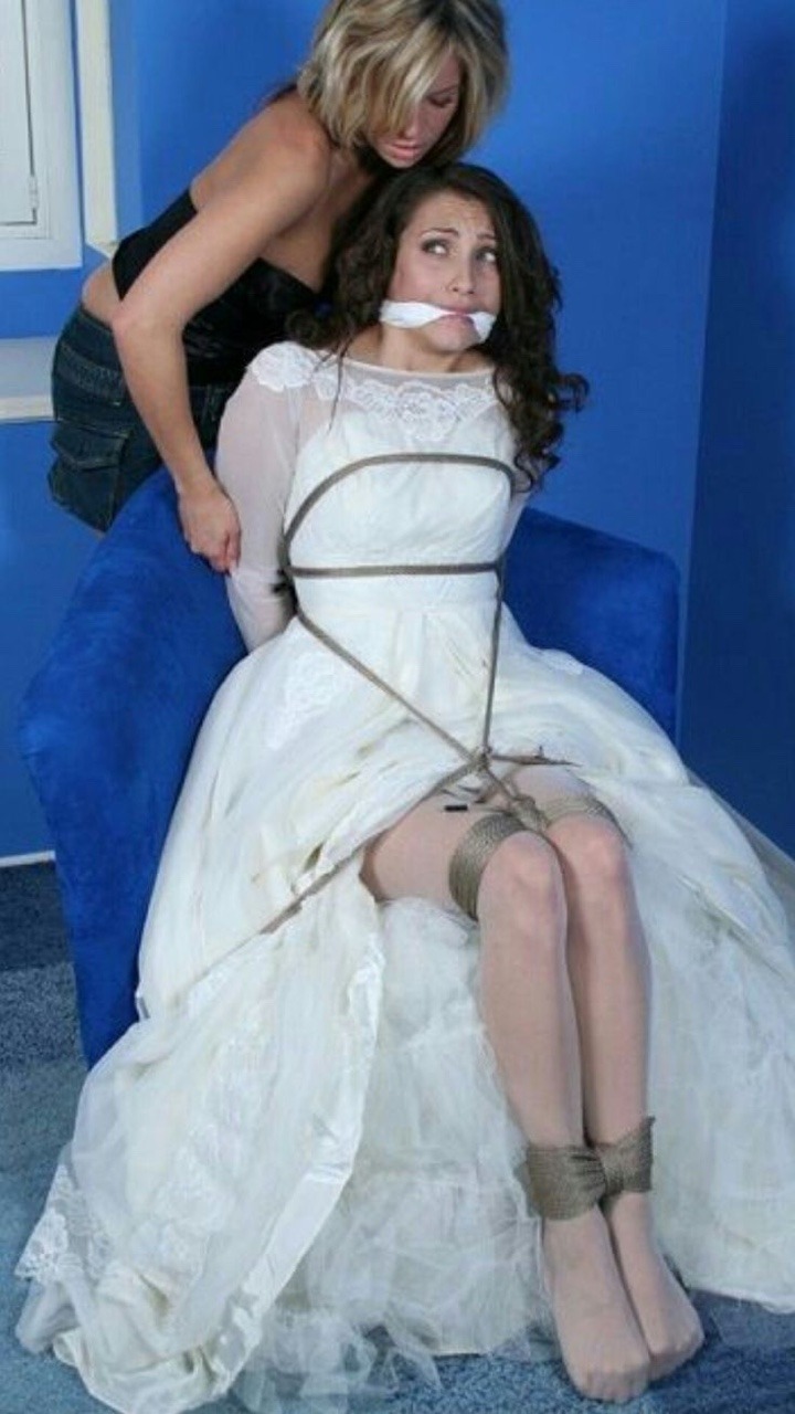 Prom dress bondage