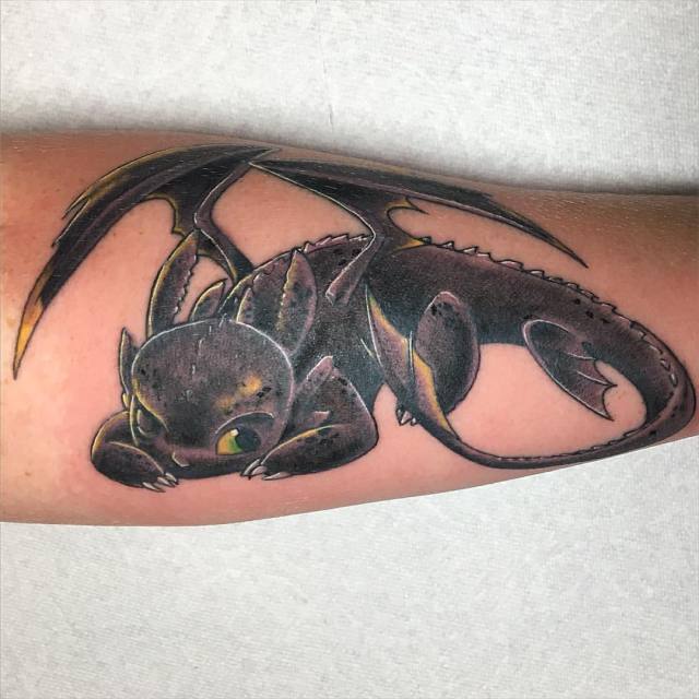 Age Tattoos — Toothless from How to Train Your Dragon Not my...