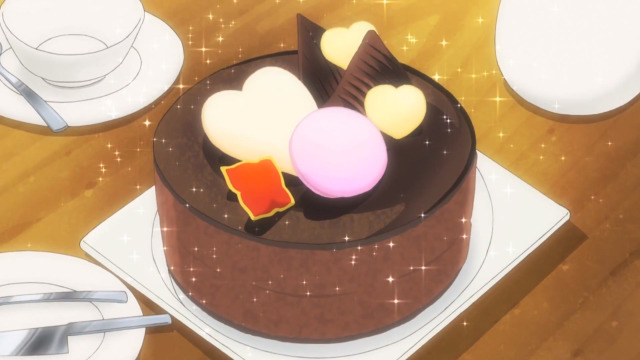 Itadakimasu Anime! - Coconia fruit chocolate cake! Log Horizon (Season...