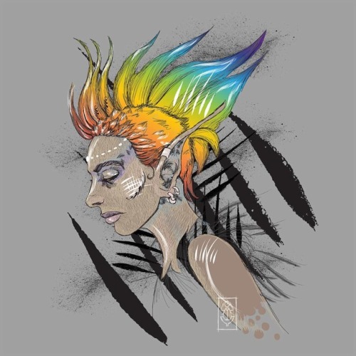 Modernized Titania#fae #faery #illustration #magick...