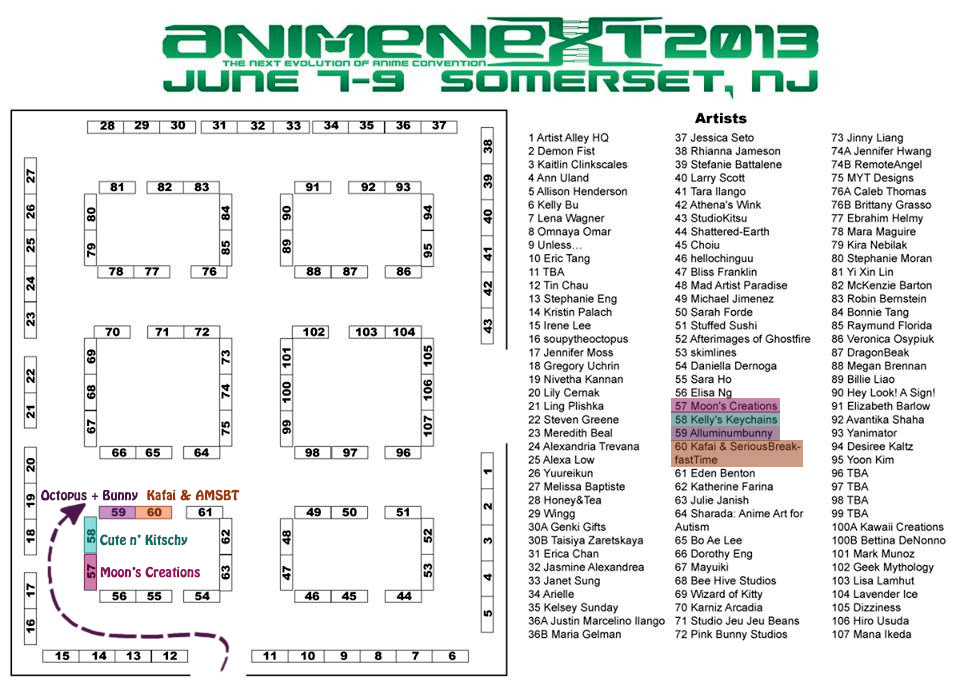 Animenext Artist Alley