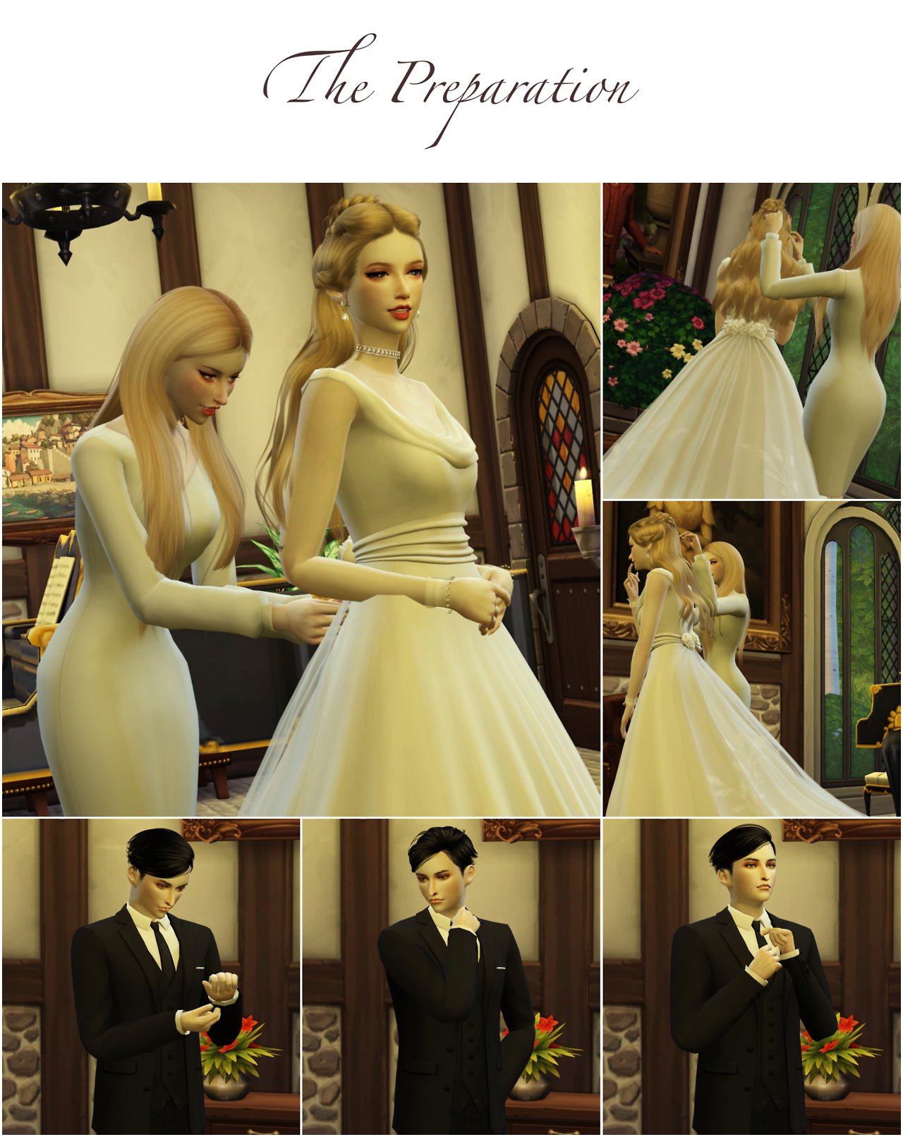 Flower Chamber — 🌺 Wedding Project Re-edit Poses Sets 