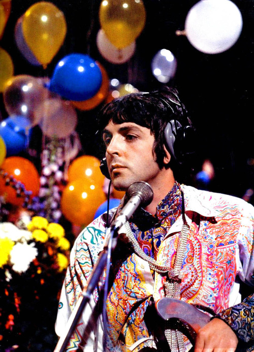 soundsof71:Paul McCartney at the live broadcast of “All You Need...