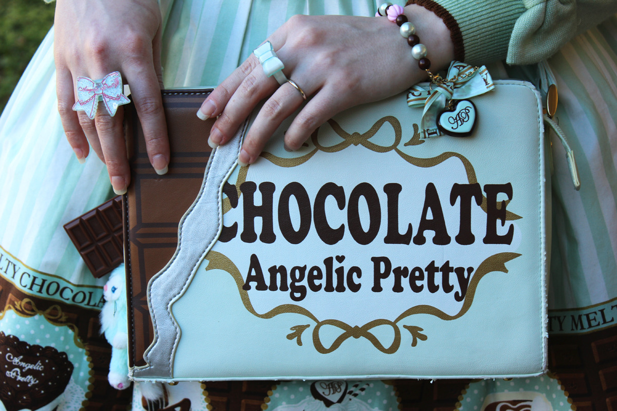 Angelic Pretty - チョコレートロゼット Angelicpretty JSK ネイビーの