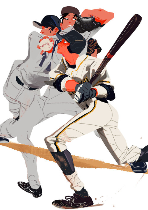 mmcoconut:mmcoconut:Baseball got me drawing againsorry i’m...