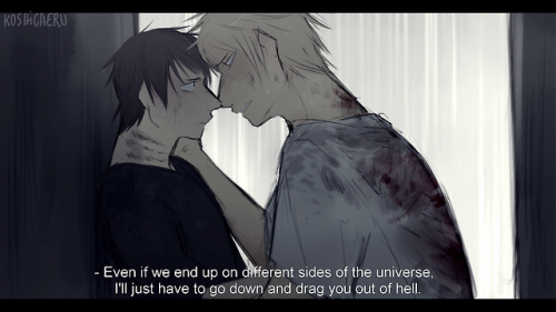 koshigaeru:I’m back with the shizaya art, all because of The...