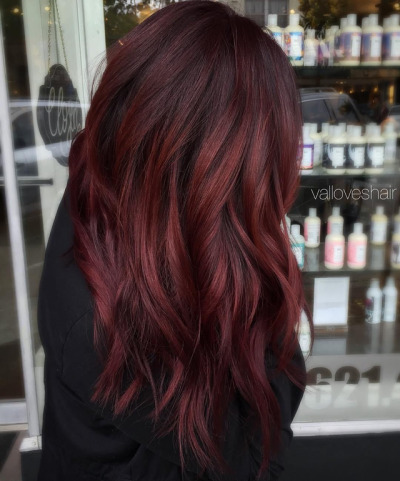 Burgundy Haircolor Tumblr