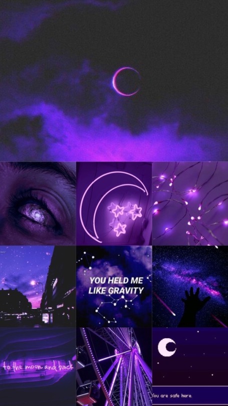 purple lockscreen on Tumblr