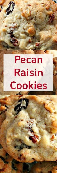 Pecan Raisin Cookies Delicious Easy Cookies Perfect With A Glass Of Milk Or Cup Of Tea Also 5809