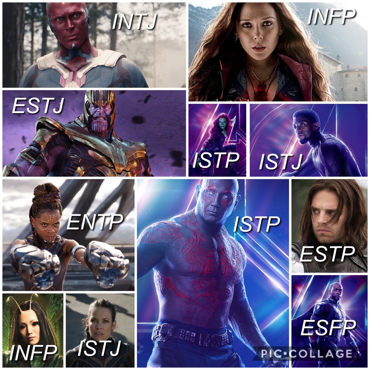 Avengers Personality Types Part 2 Im Pepper Mbti Character Infp Mbti Images